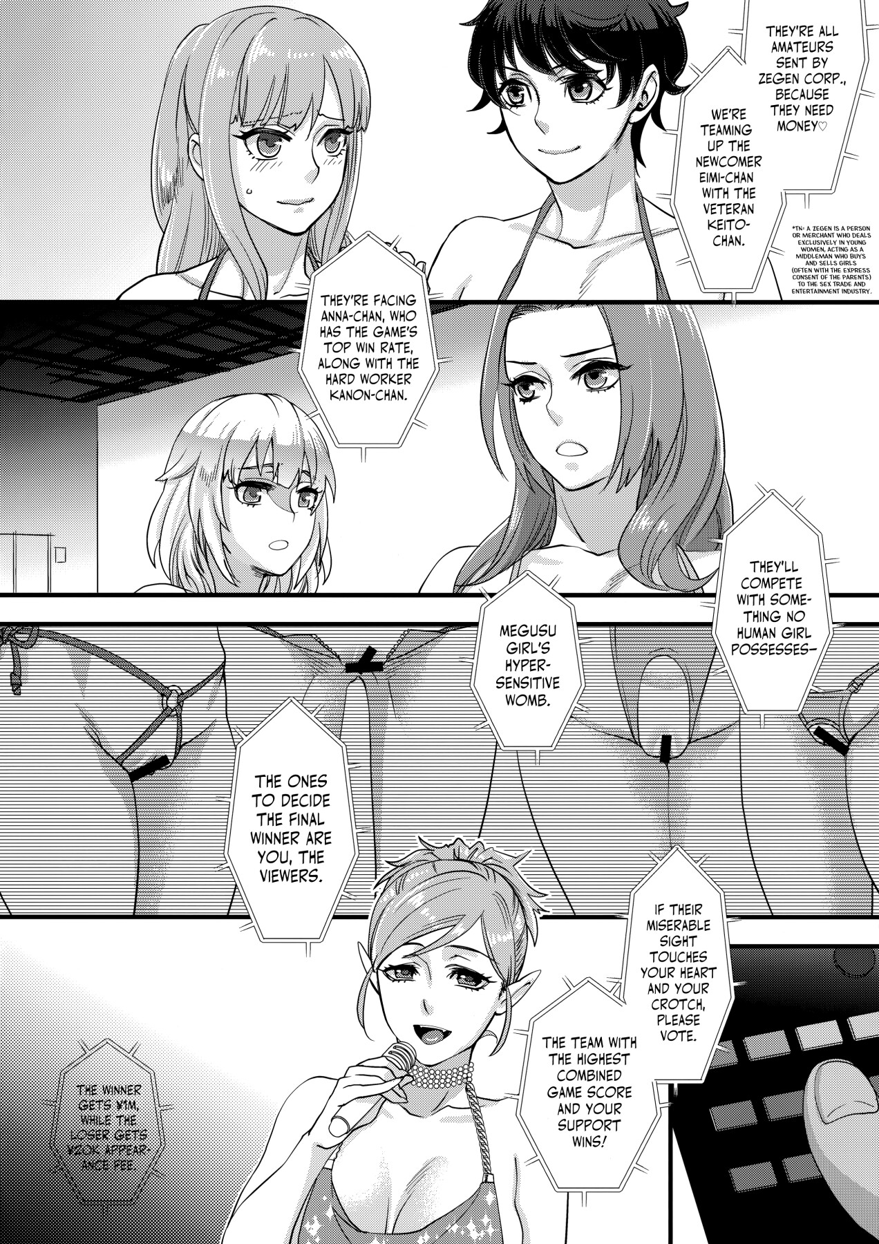 Hentai Manga Comic-Fun & Shame Game Show-Read-6